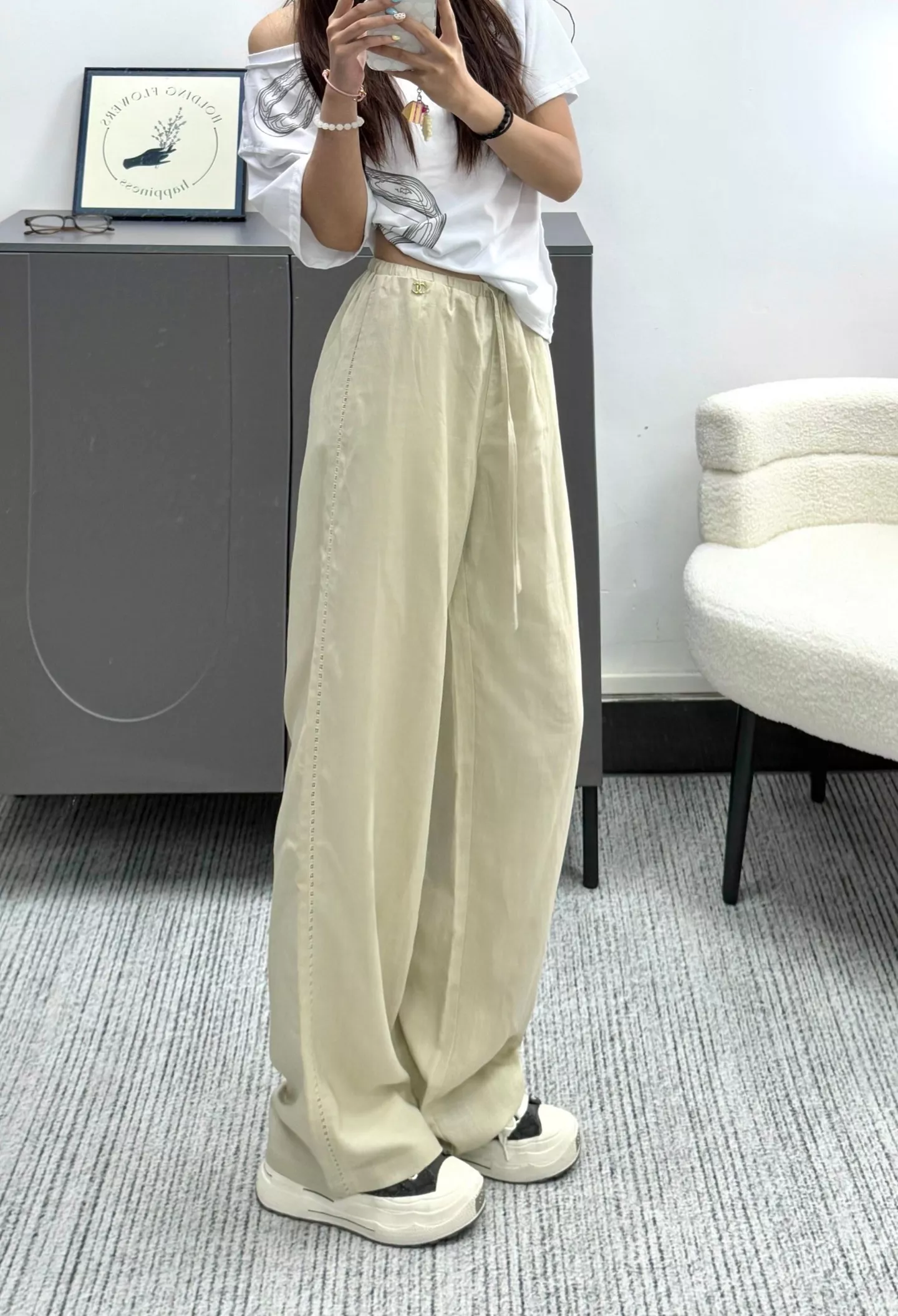 셀린느 린넨 텐셀 혼방 와이드 팬츠 상세 이미지 21
