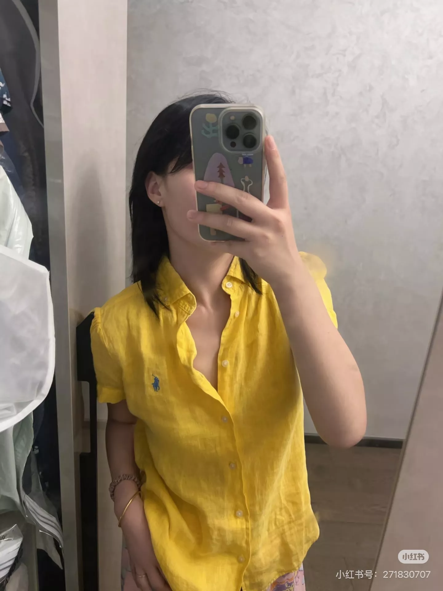 랄프로렌 여성 린넨 혼방 반팔 카라 셔츠 상세 이미지 42