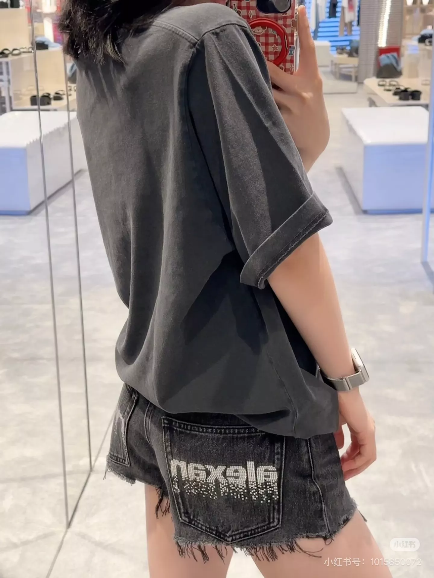 알렉산더왕 워싱 데님 쇼츠 상세 이미지 21