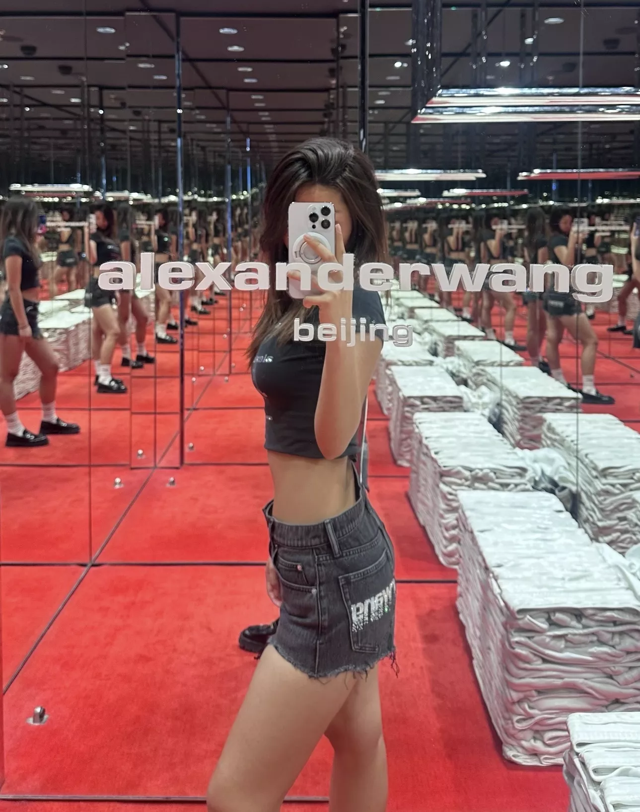 알렉산더왕 워싱 데님 쇼츠 상세 이미지 23