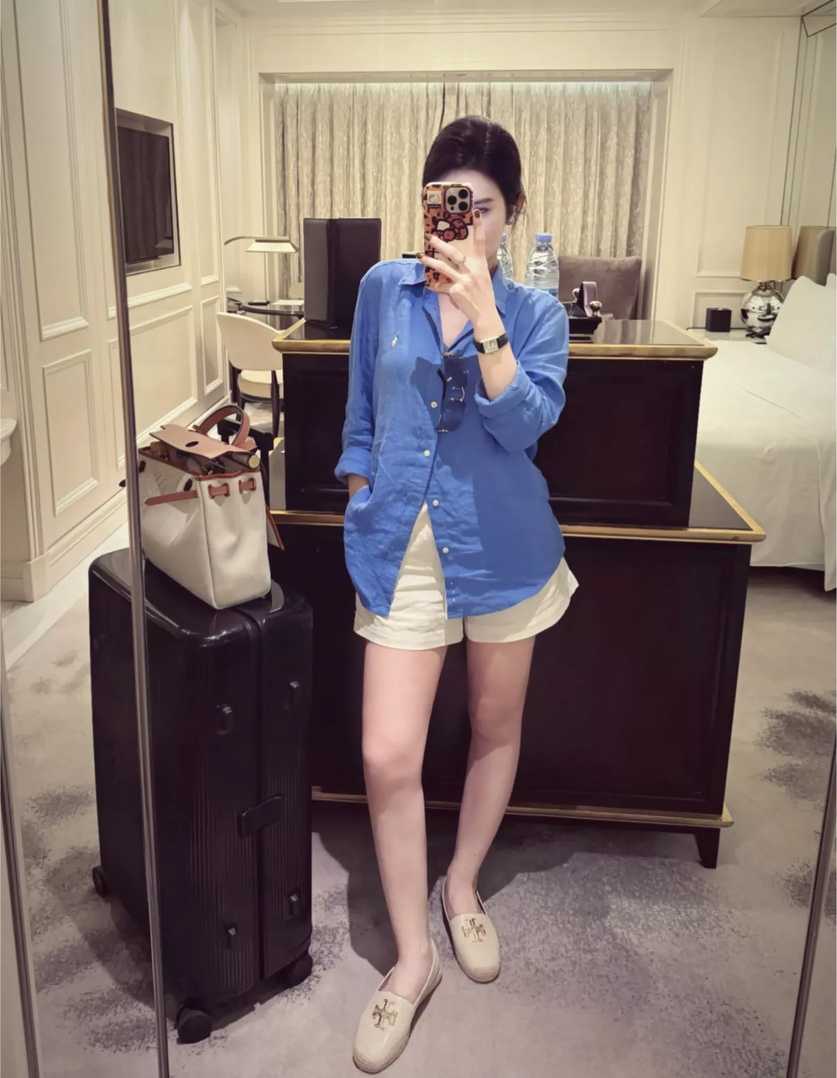 랄프로렌 리넨 자수 포인트 버튼 셔츠 상세 이미지 81