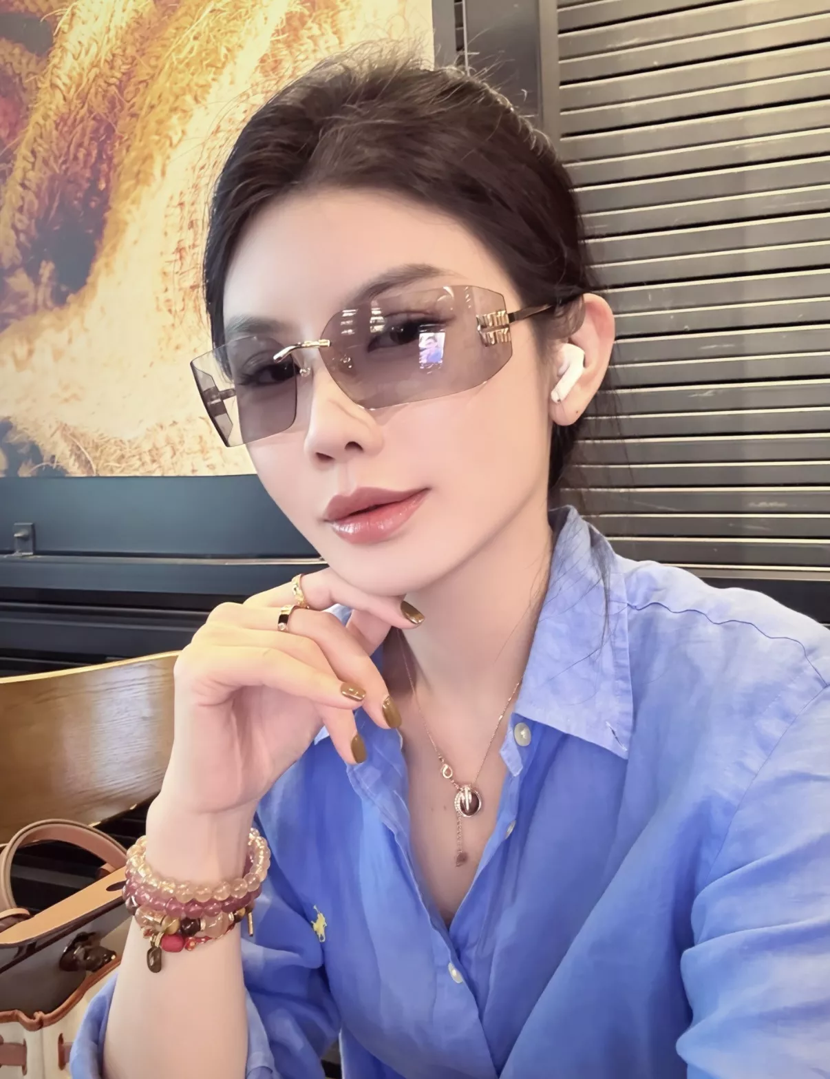 랄프로렌 리넨 자수 포인트 버튼 셔츠 상세 이미지 79