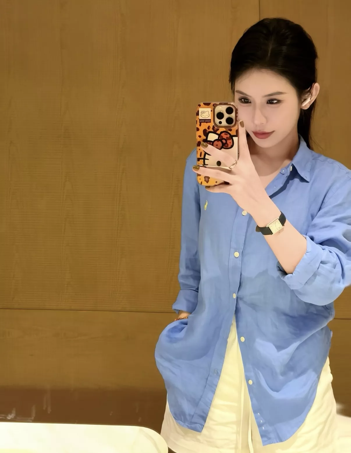 랄프로렌 리넨 자수 포인트 버튼 셔츠 상세 이미지 80