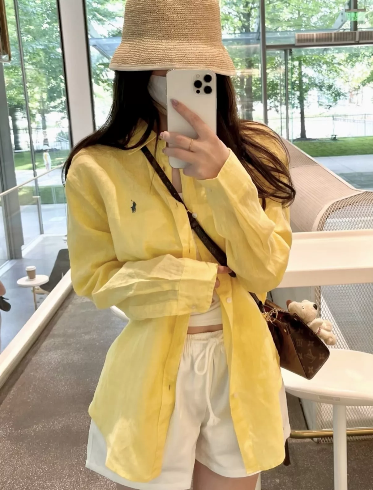 랄프로렌 리넨 자수 포인트 버튼 셔츠 상세 이미지 68