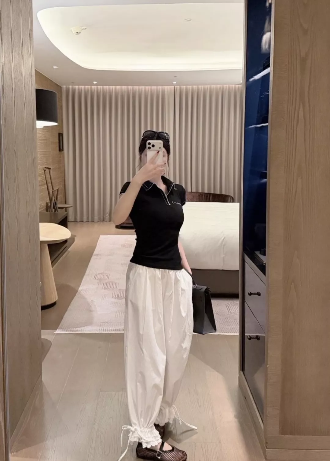 샤넬 빈티지 자수 폴로 탑 상세 이미지 24