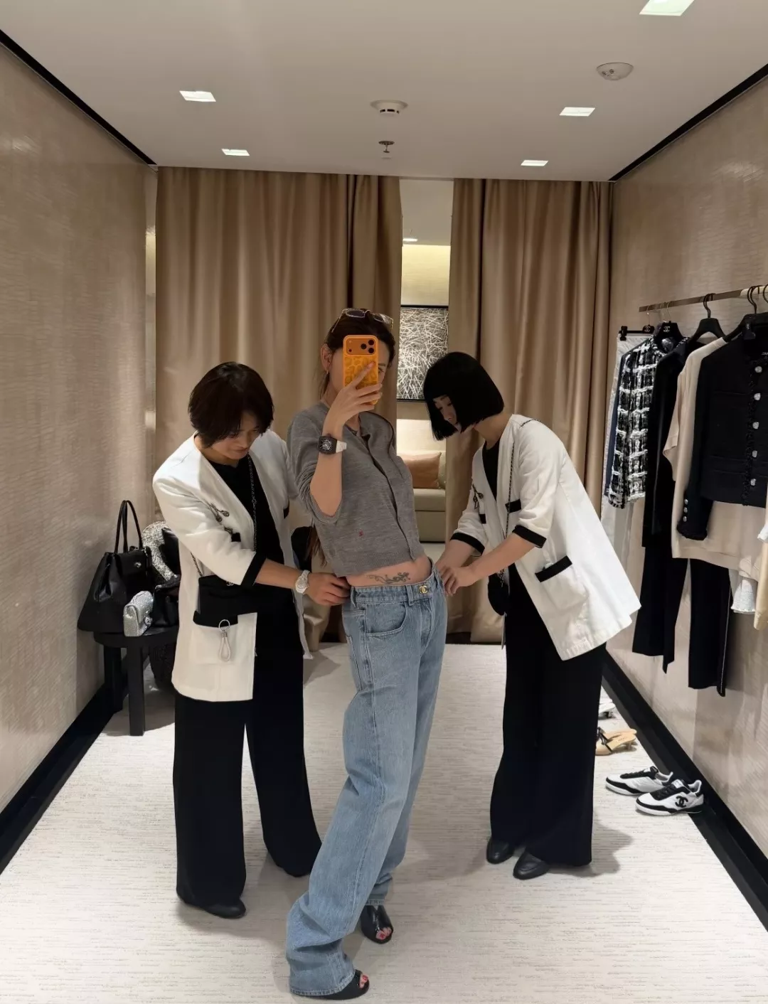 샤넬 더블씨 포인트 스트레이트 진 상세 이미지 25