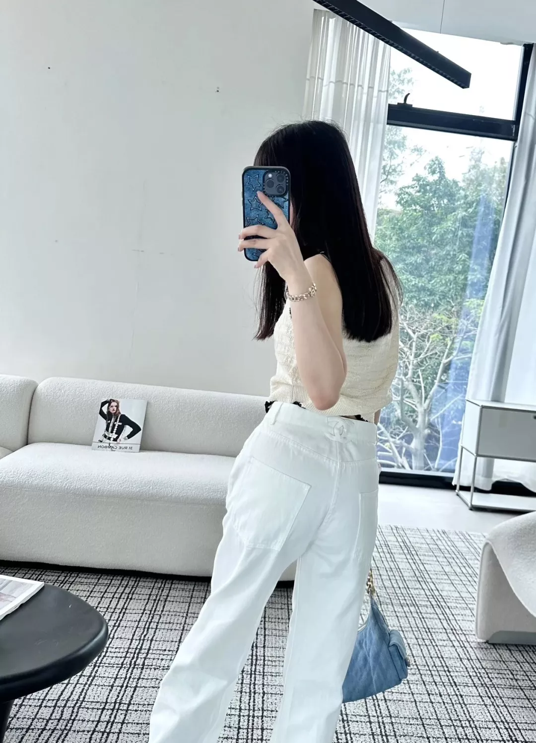 샤넬 더블씨 포인트 스트레이트 진 상세 이미지 10