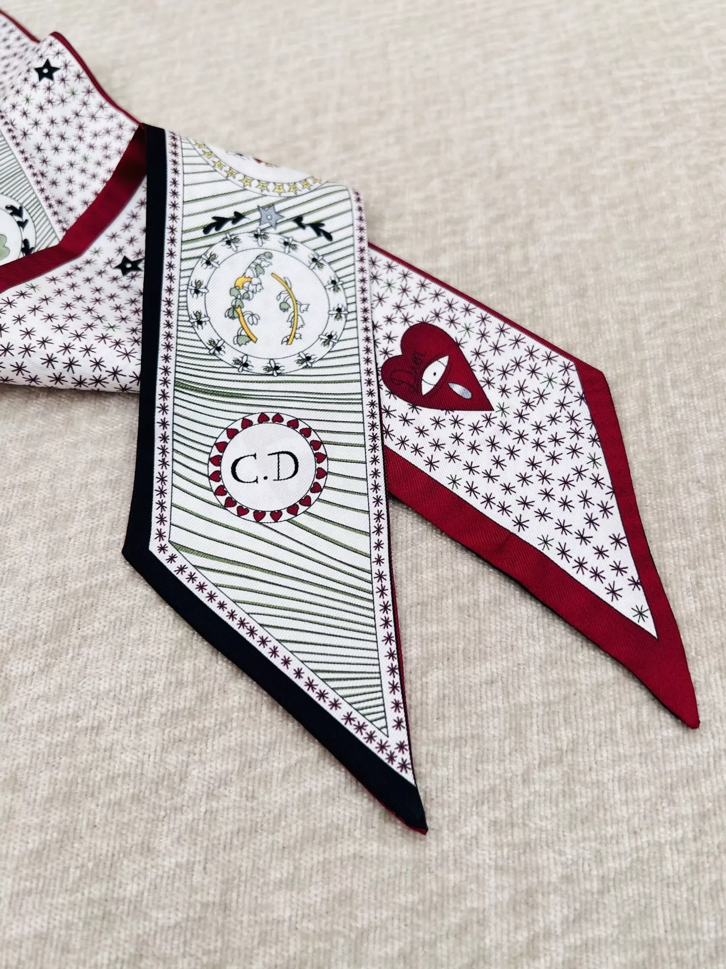 샤넬 자수 로고 숄 스타일 스카프 상세 이미지 19