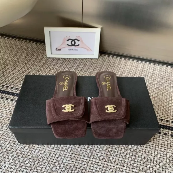 샤넬 여성 썸머 오픈토 슬리퍼