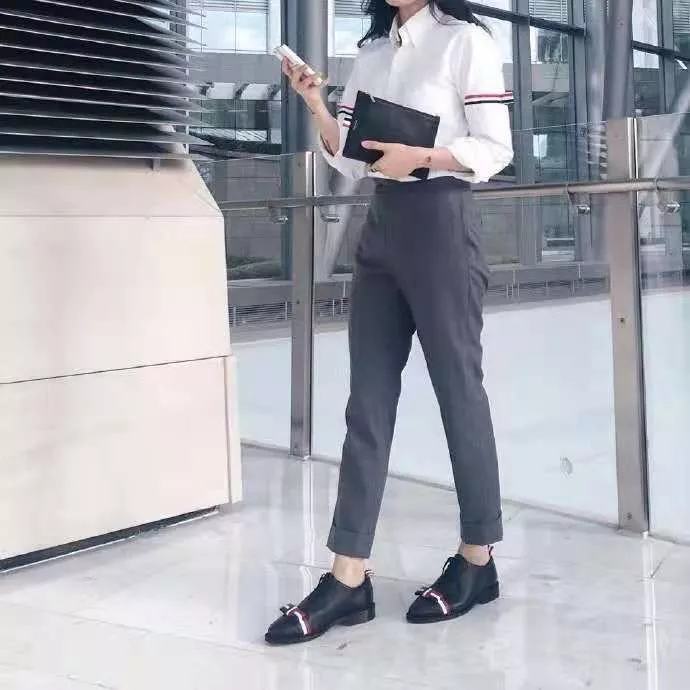 톰브라운 나파 송아지가죽 리본 장식 구두 상세 이미지 13