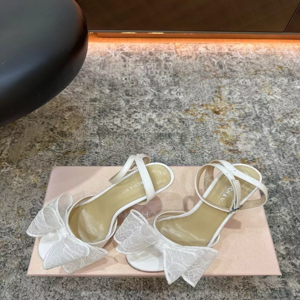 마흐앤마흐 레이스 장식 스트랩 힐