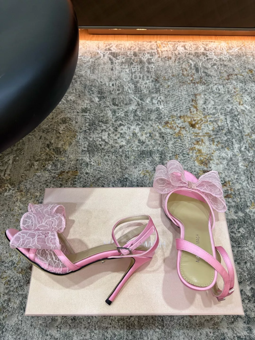 마흐앤마흐 레이스 장식 스트랩 샌들 상세 이미지 9