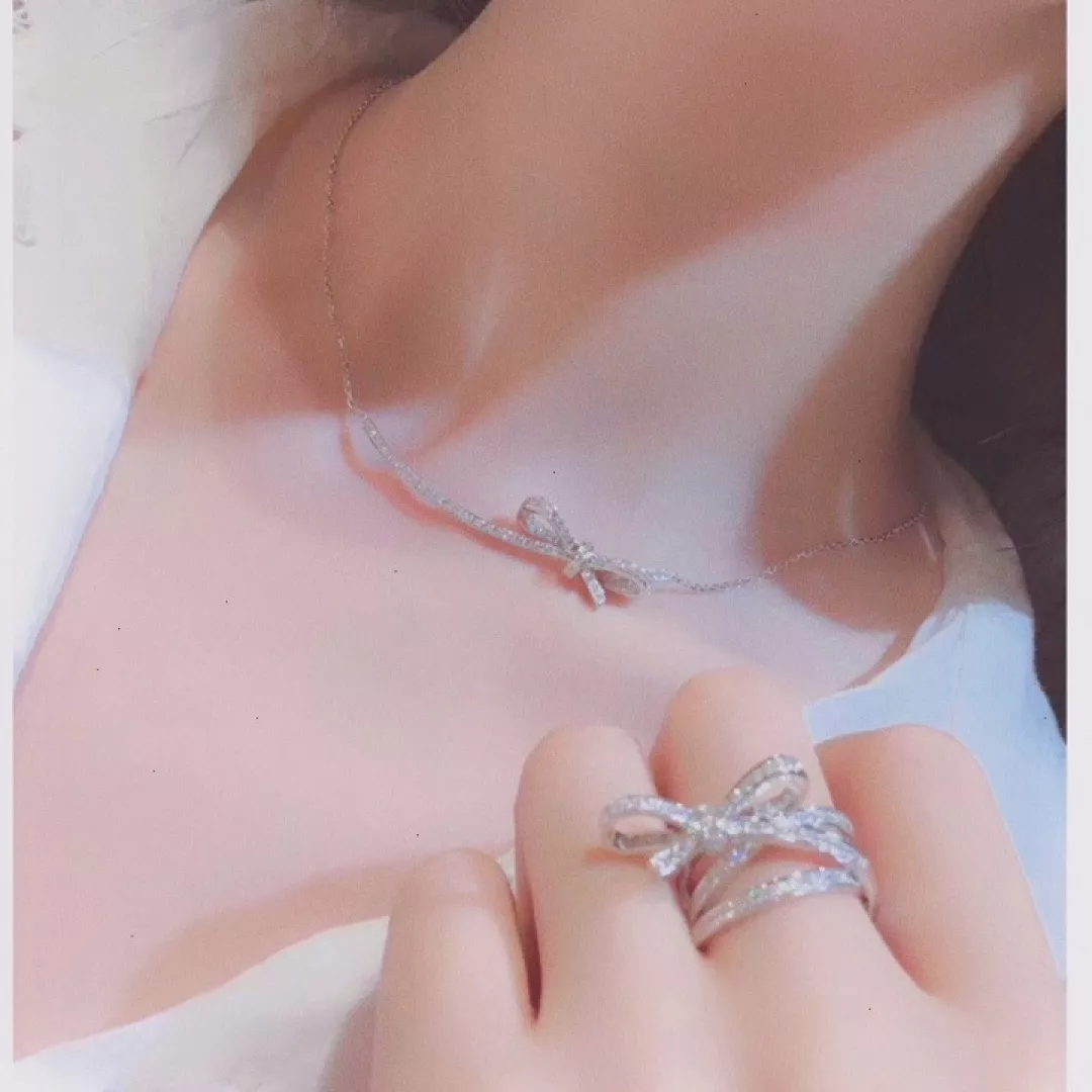 샤넬 리본 모티브 더블 레이어 링 상세 이미지 16