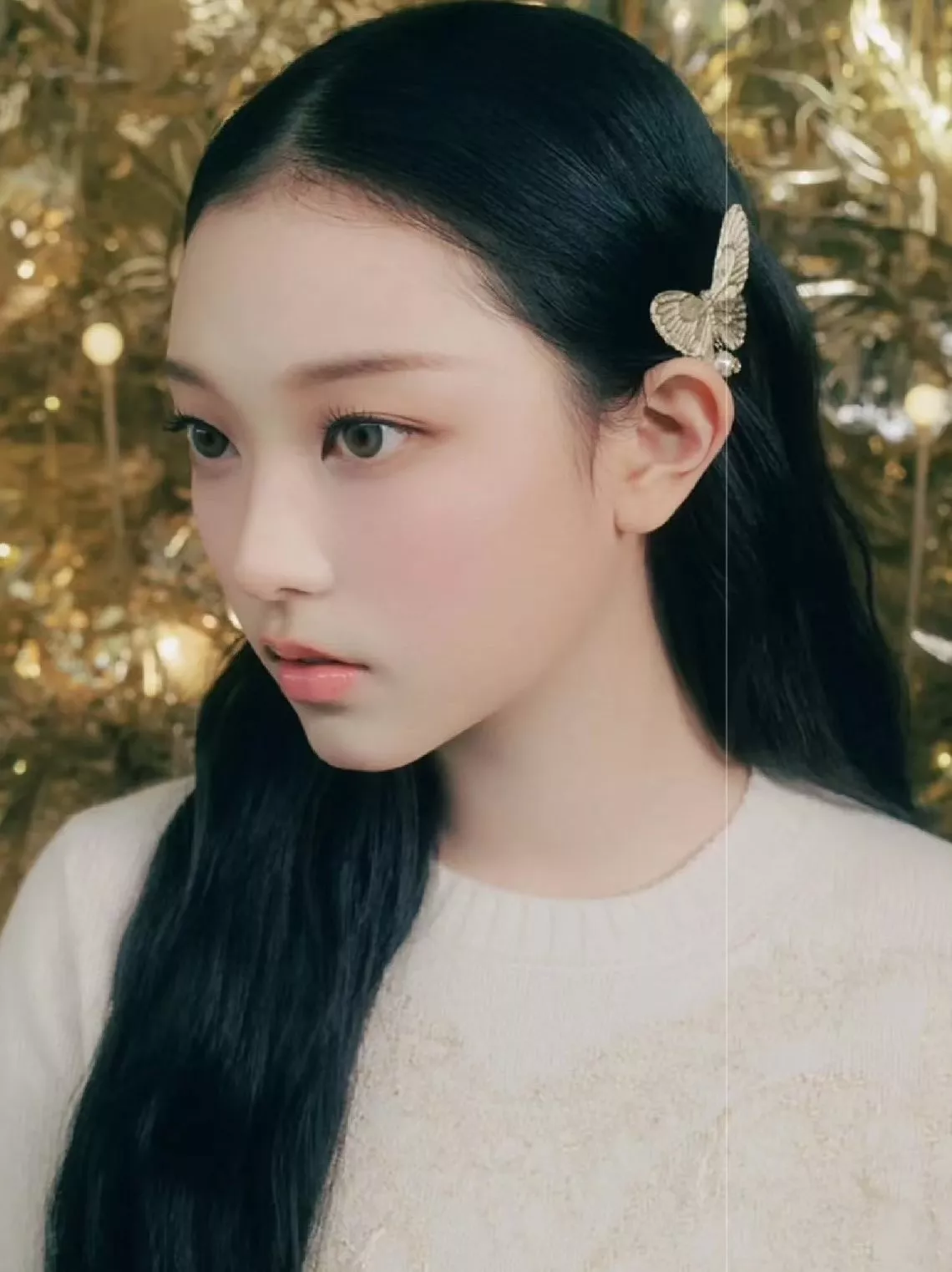 디올 나비 모티브 헤어 장식 상세 이미지 9