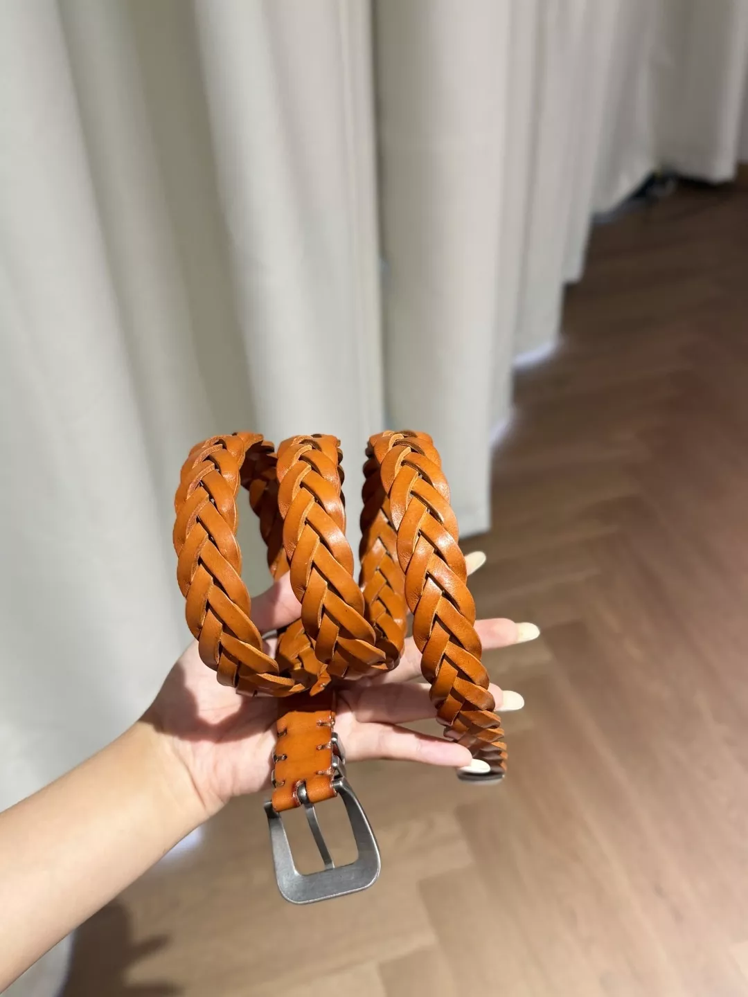 브루넬로쿠치넬리 클래식 브레이디드 레더 벨트 상세 이미지 64