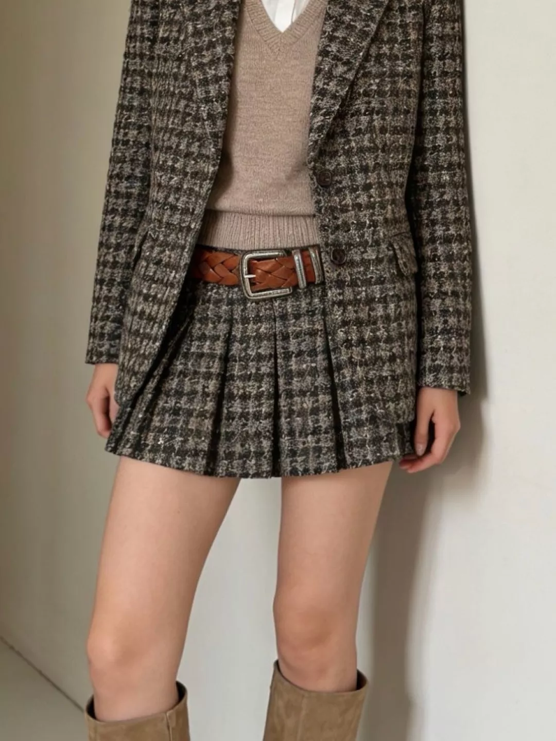 브루넬로쿠치넬리 클래식 브레이디드 레더 벨트 상세 이미지 111