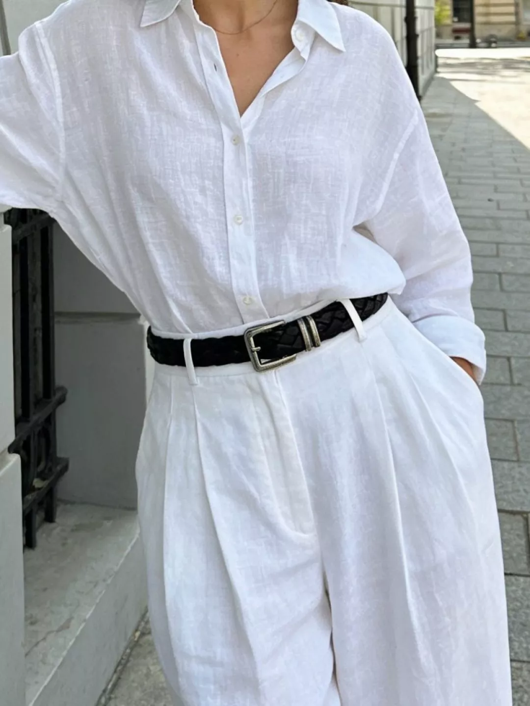 브루넬로쿠치넬리 클래식 브레이디드 레더 벨트 상세 이미지 78