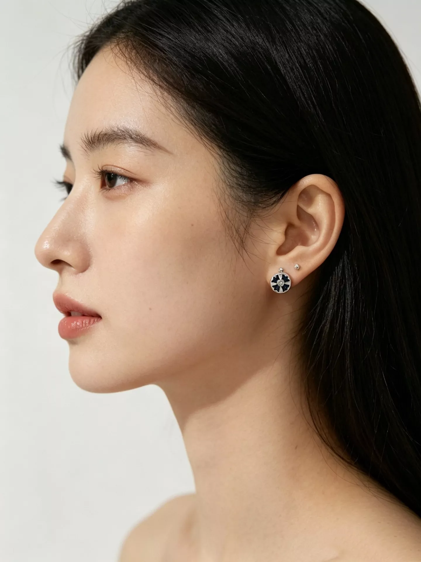 크롬하츠 입체 멀티 크로스 이어 액세서리 상세 이미지 6