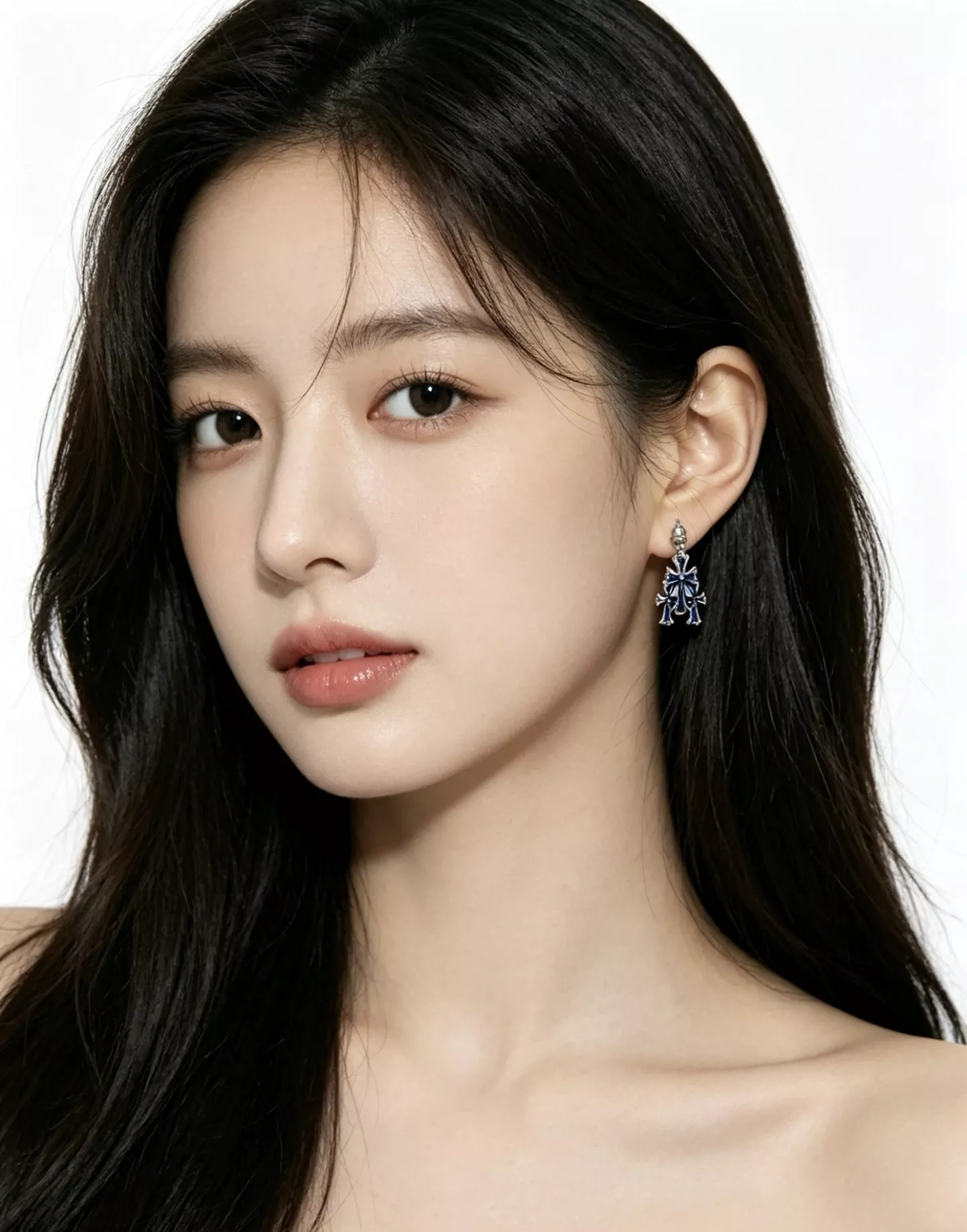 크롬하츠 입체 멀티 크로스 이어 액세서리 상세 이미지 7