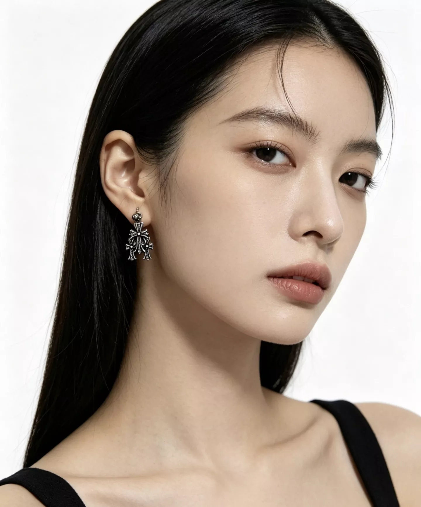 크롬하츠 멀티 크로스 드롭 이어 액세서리 상세 이미지 9