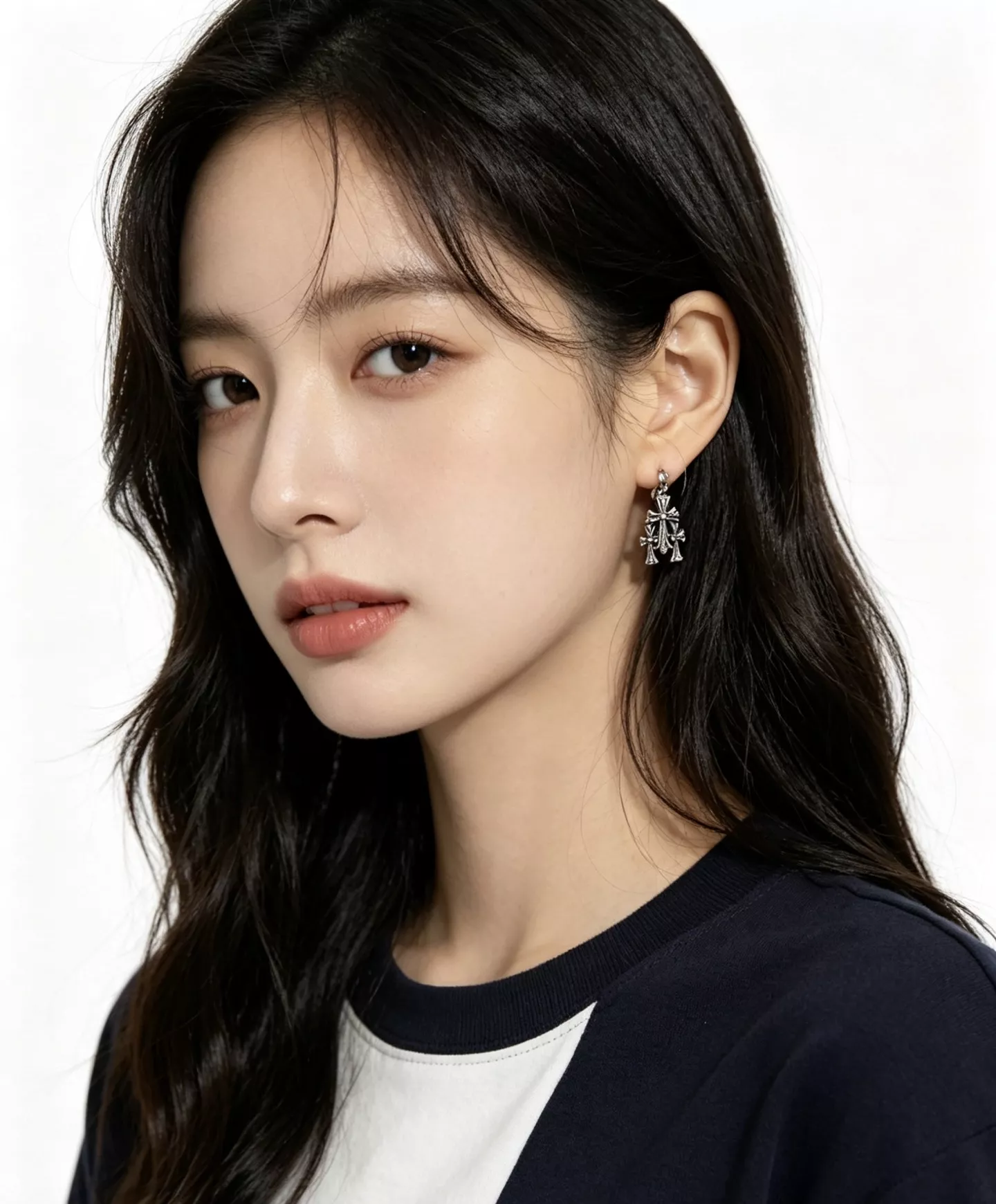 크롬하츠 멀티 크로스 드롭 이어 액세서리 상세 이미지 8