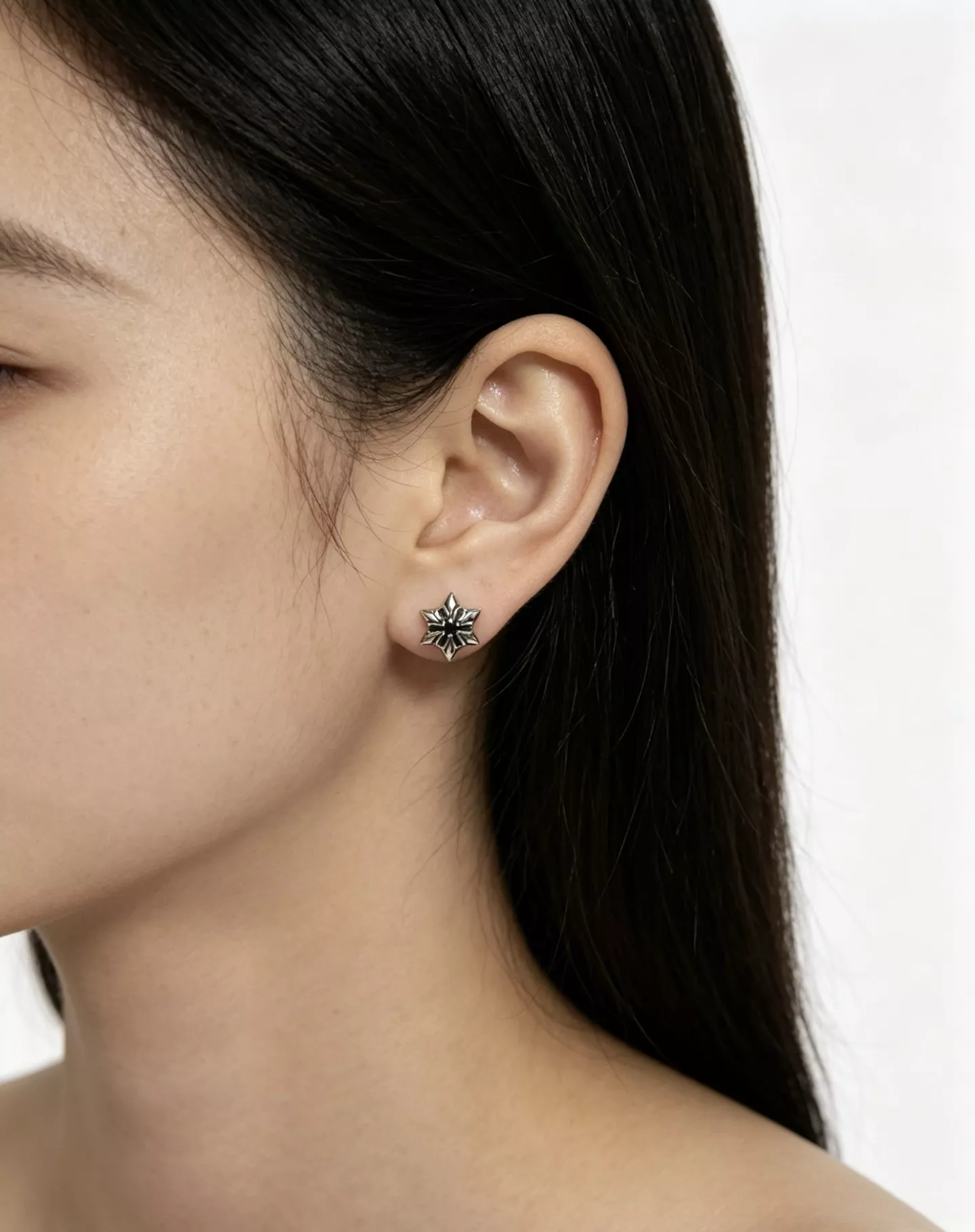 크롬하츠 멀티 크로스 포인트 이어 액세서리 상세 이미지 7