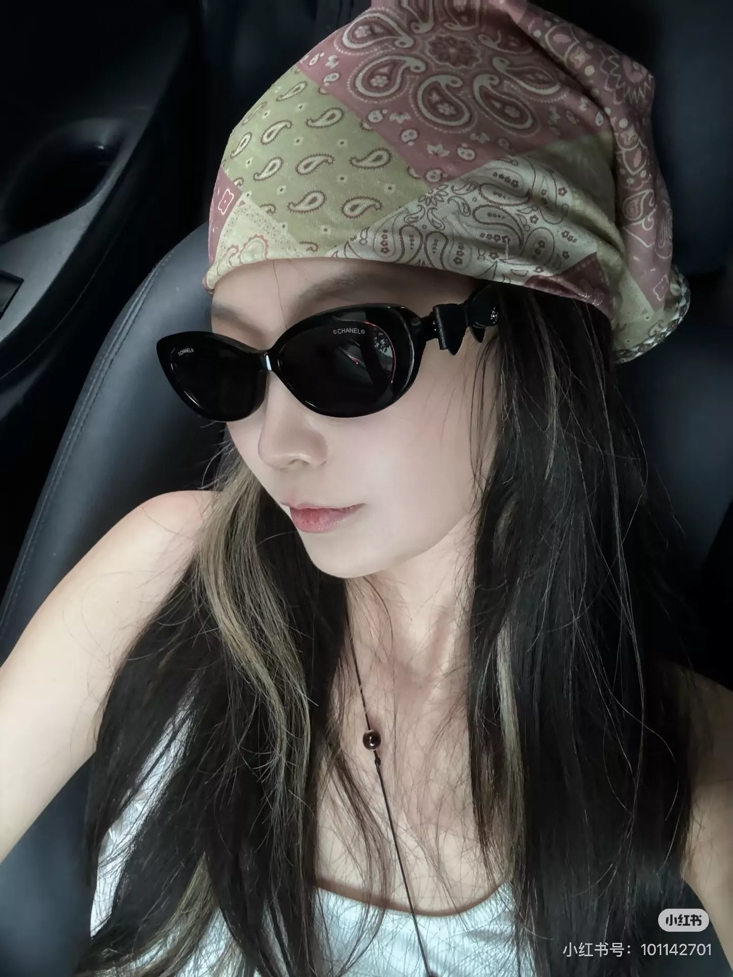 샤넬 리본 장식 캣아이 선글라스 상세 이미지 60