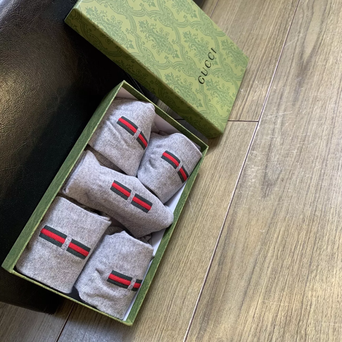 구찌 비즈니스 캐주얼 코튼 중목 삭스 상세 이미지 1
