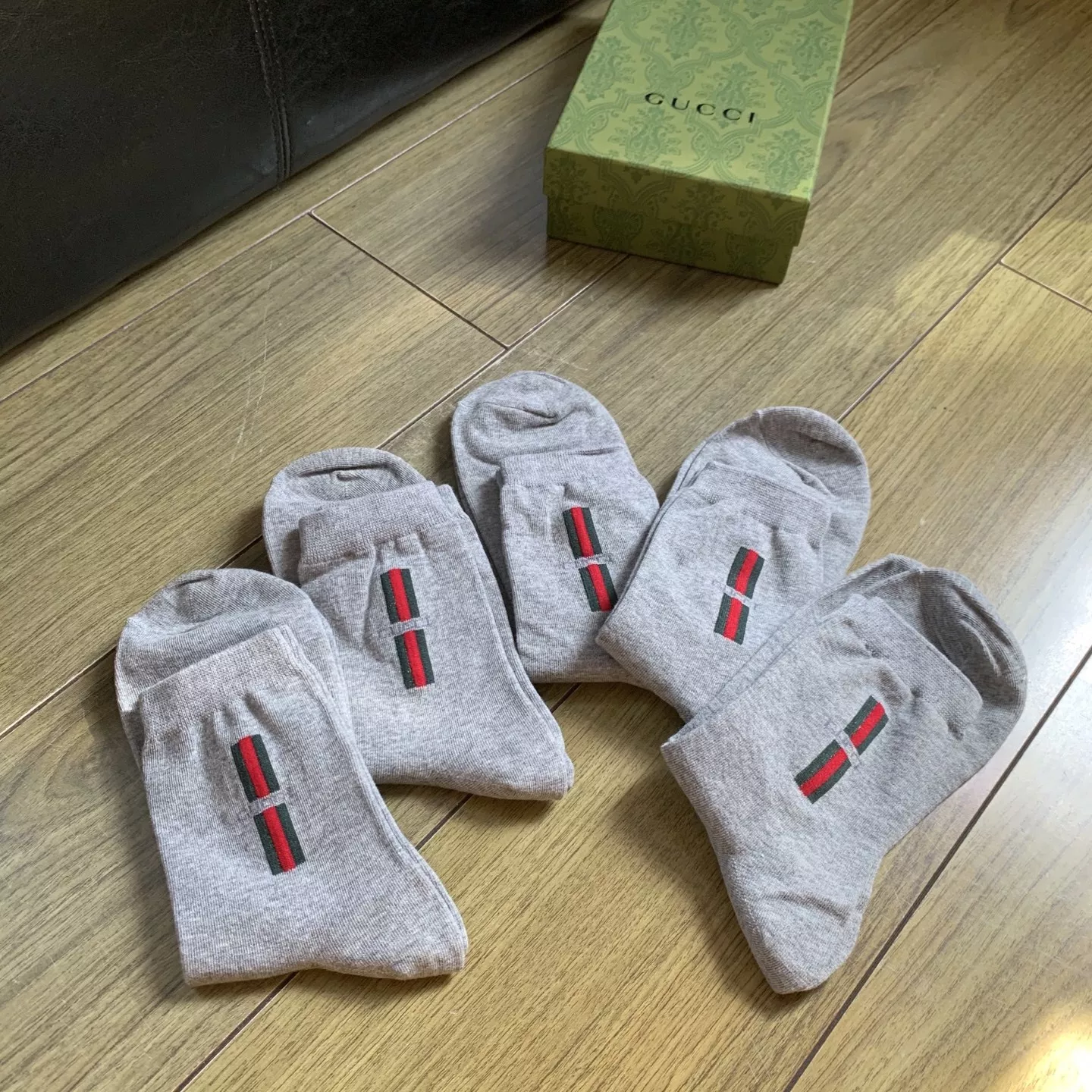 구찌 비즈니스 캐주얼 코튼 중목 삭스 상세 이미지 3