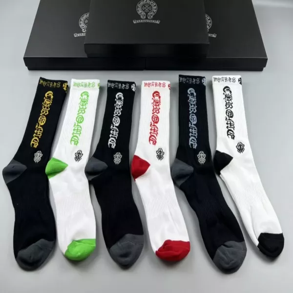 크롬하츠 순면 중목 삭스 6종 세트