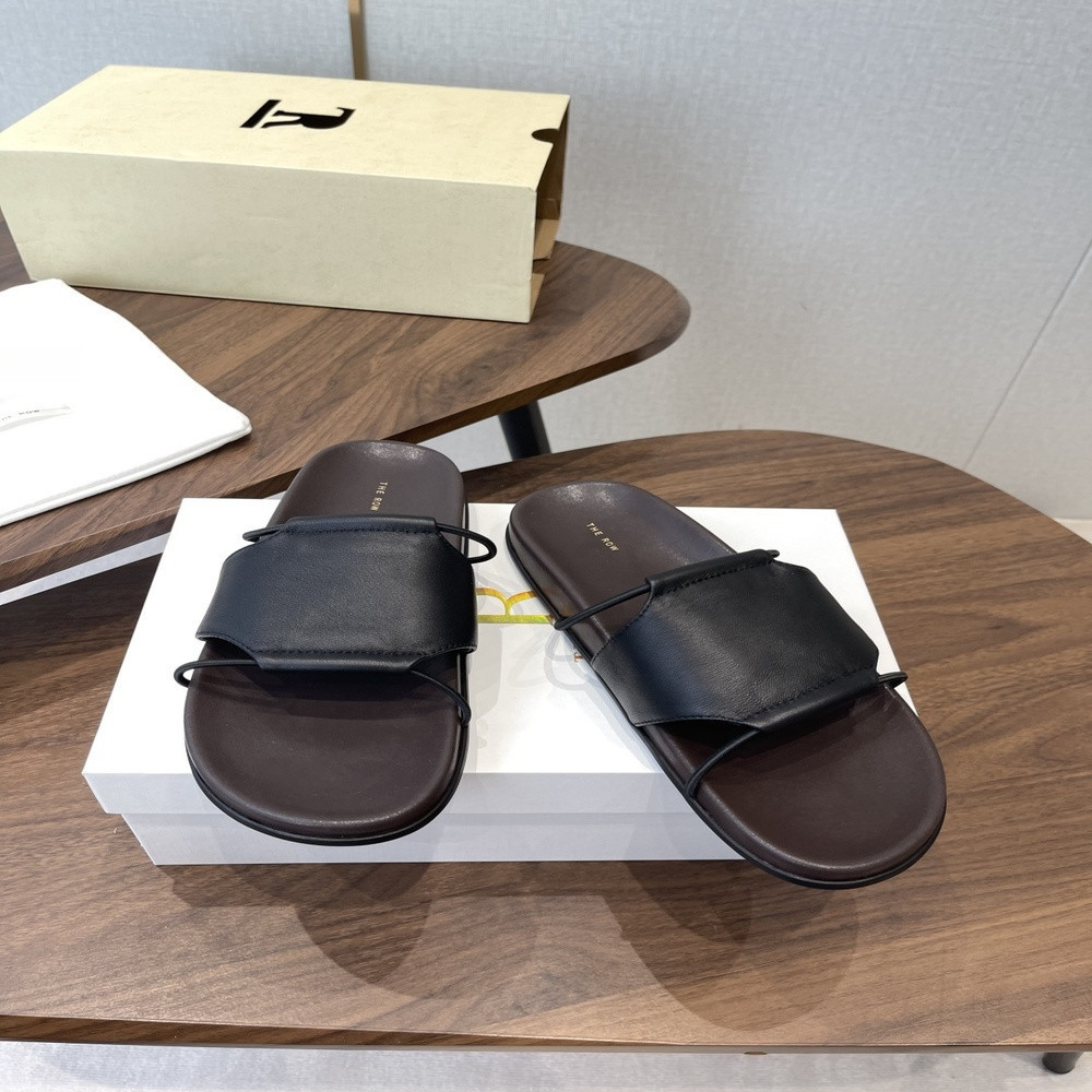 더로우 미니멀 스퀘어 스트랩 샌들