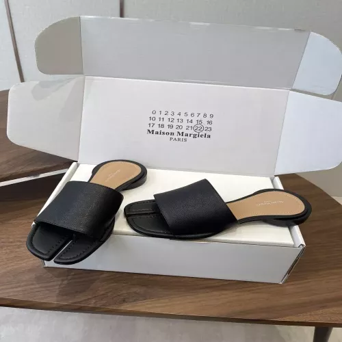 메종마르지엘라 타비 분리토 가죽 슬라이드