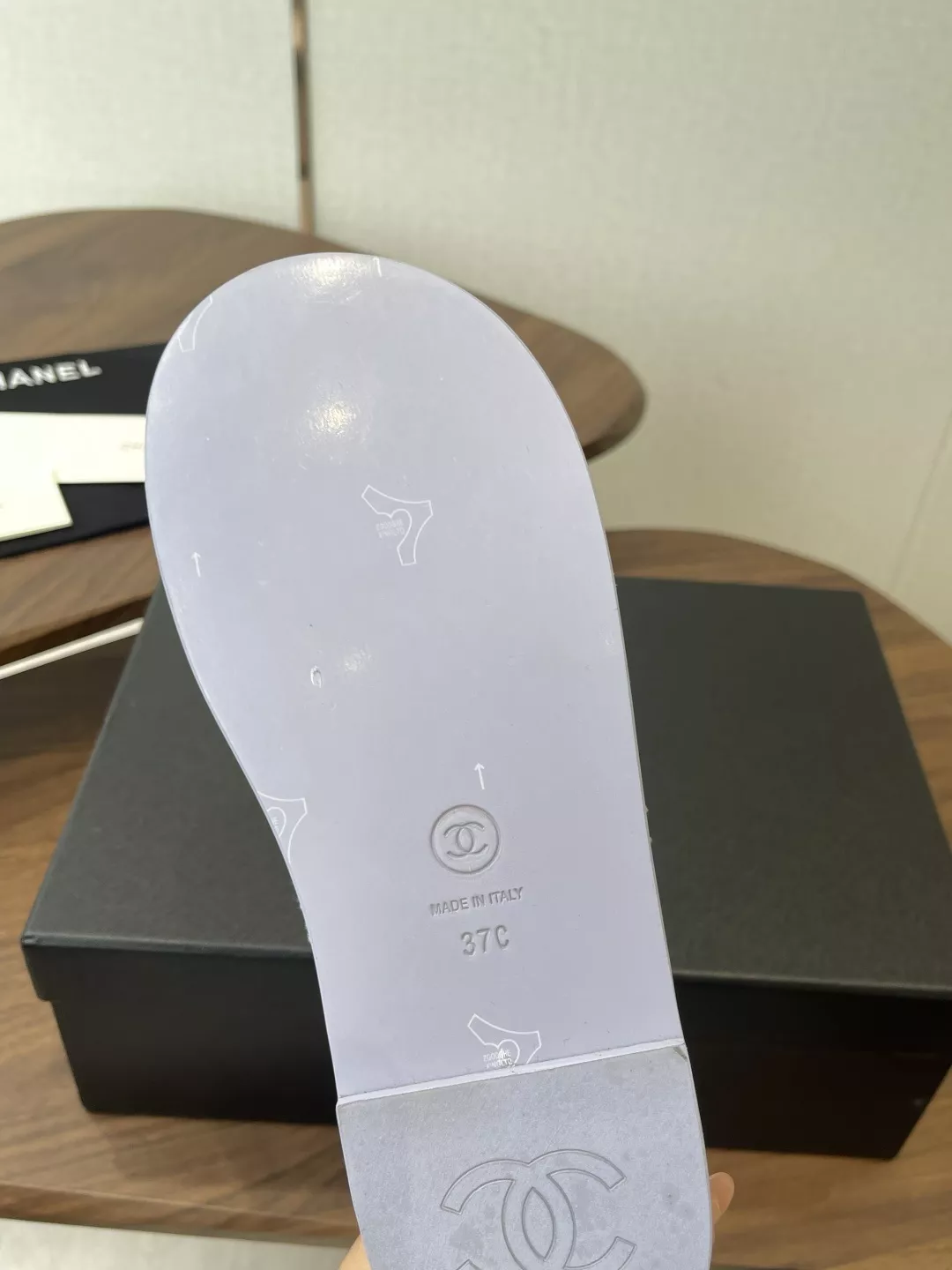 샤넬 브레이드 디테일 비치 플립플랍 상세 이미지 9