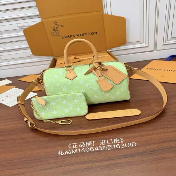 루이비통 모노그램 포인트 토널 그린 핸드백