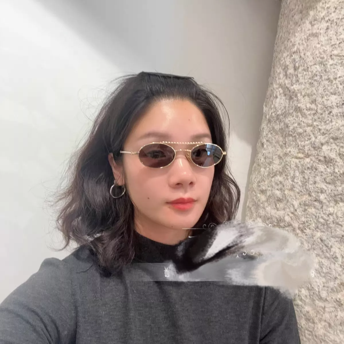 샤넬 프렌치 무드 진주 장식 선글라스 상세 이미지 112