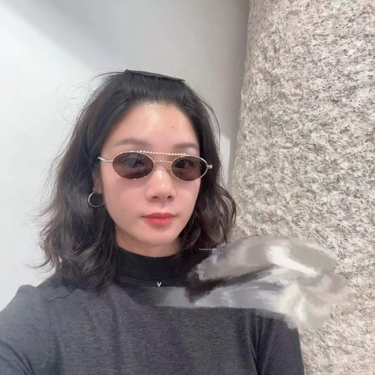 샤넬 프렌치 무드 진주 장식 선글라스 상세 이미지 111