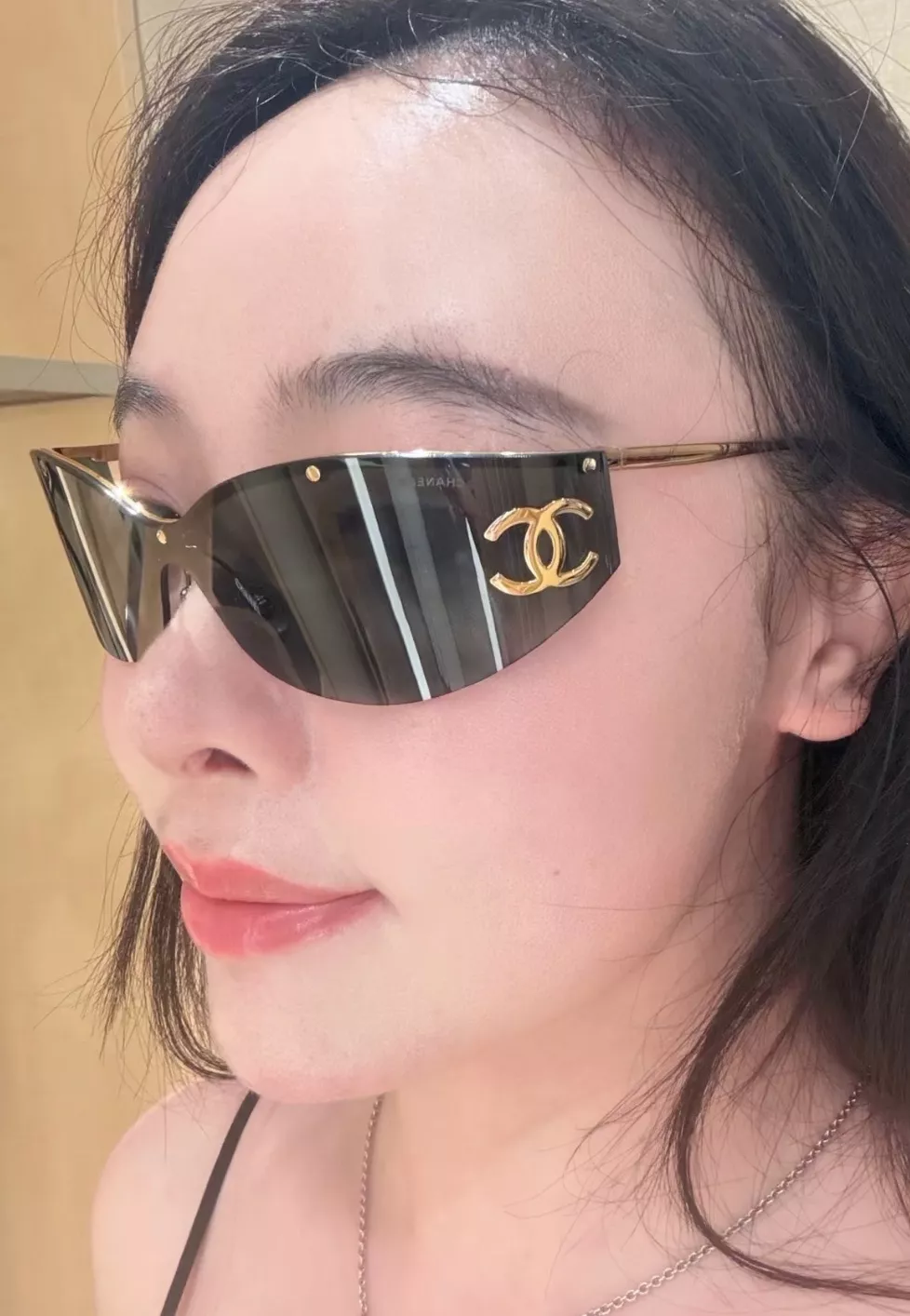 샤넬 프렌치 감성의 무테 고글형 선글라스 상세 이미지 77