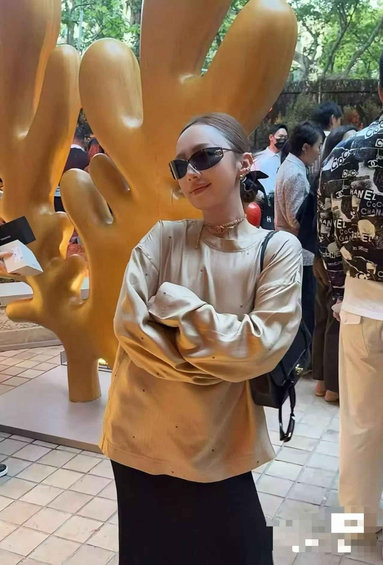 샤넬 프렌치 감성의 무테 고글형 선글라스 상세 이미지 78