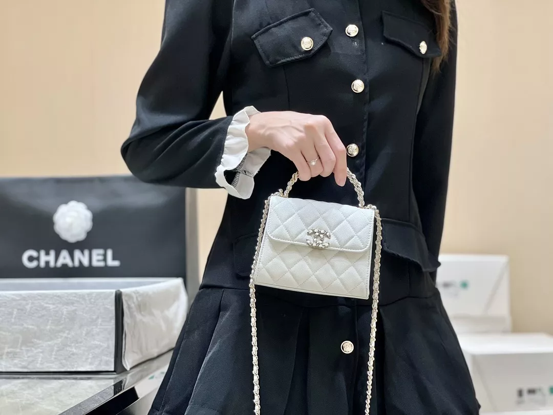 샤넬 켈리 스타일 탑핸들 체인 백 상세 이미지 20