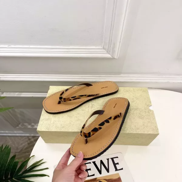 더로우 미니멀 비치 플립플랍