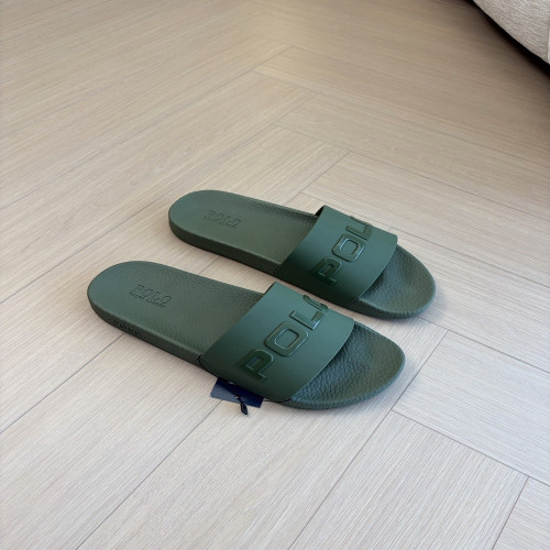 랄프로렌 클래식 로고 원라인 슬라이드