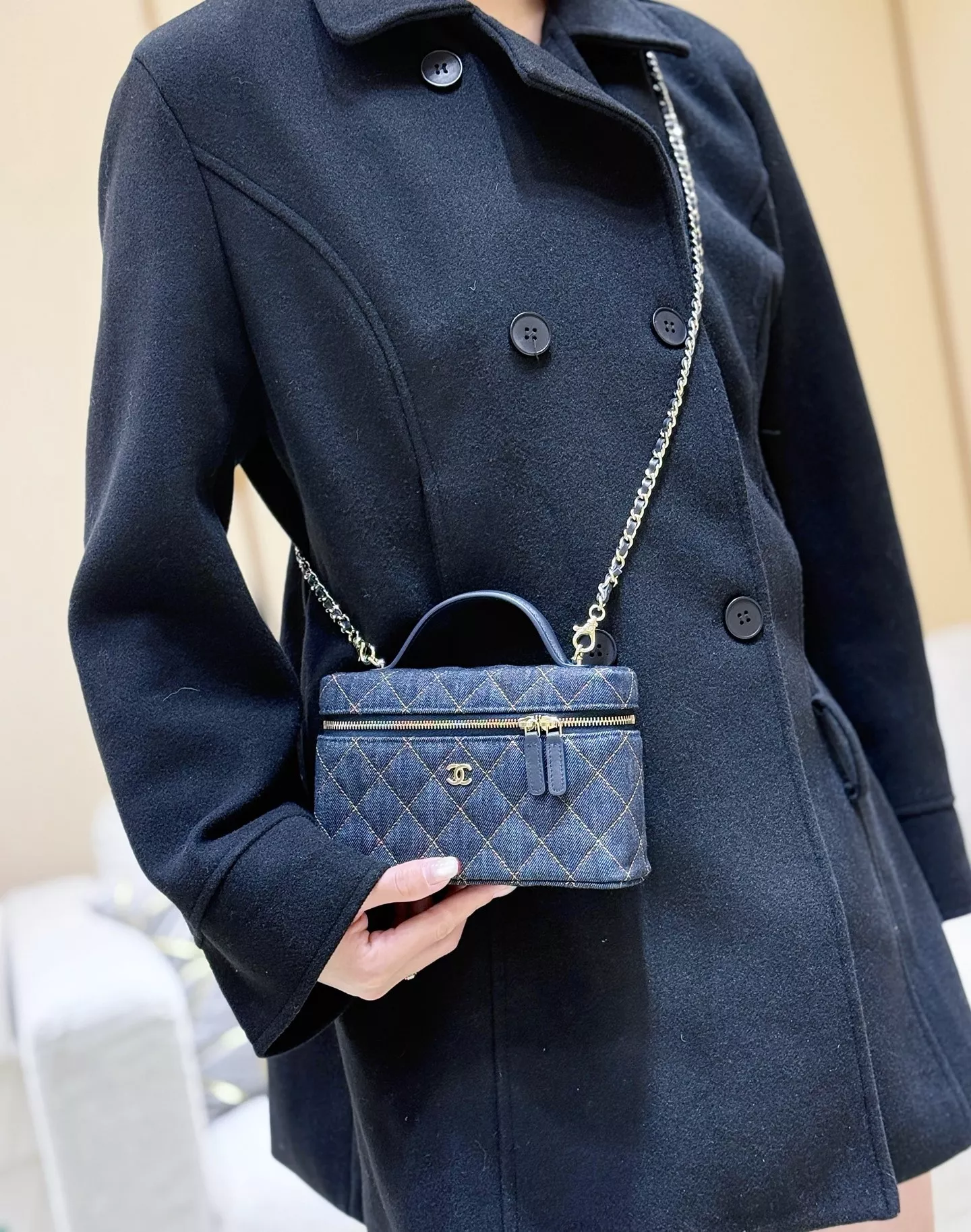 샤넬 데님 체인 박스백 상세 이미지 23