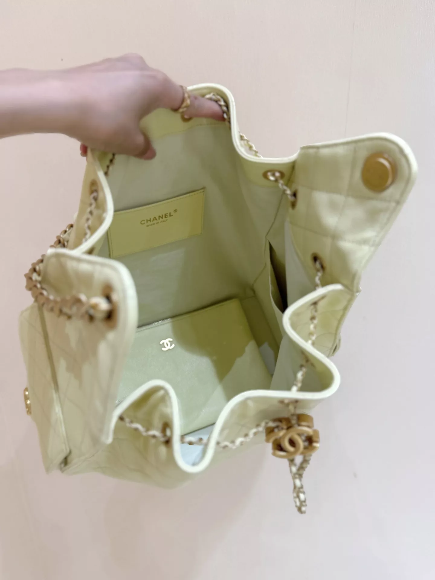 샤넬 25 라인 리치 가죽 체인 백 상세 이미지 9