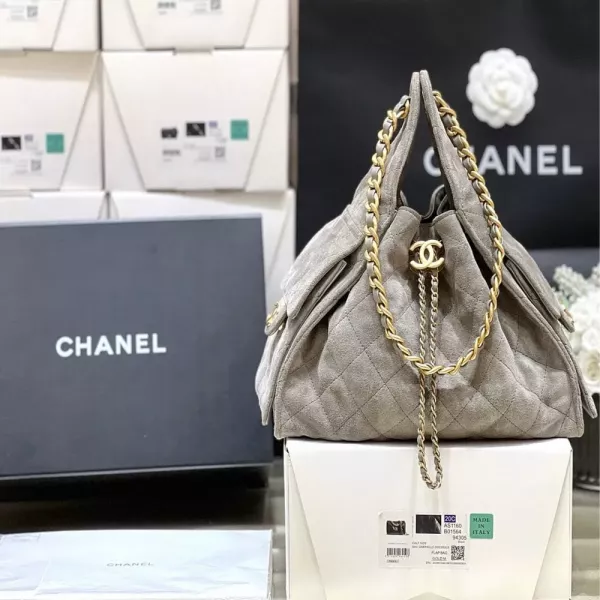 샤넬 반스웨이드 카프스킨 체인 백
