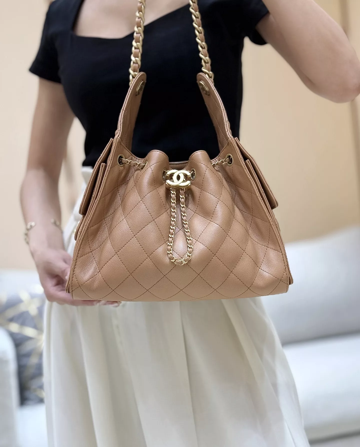 샤넬 퀼팅 체인 포인트 데일리 백 상세 이미지 30