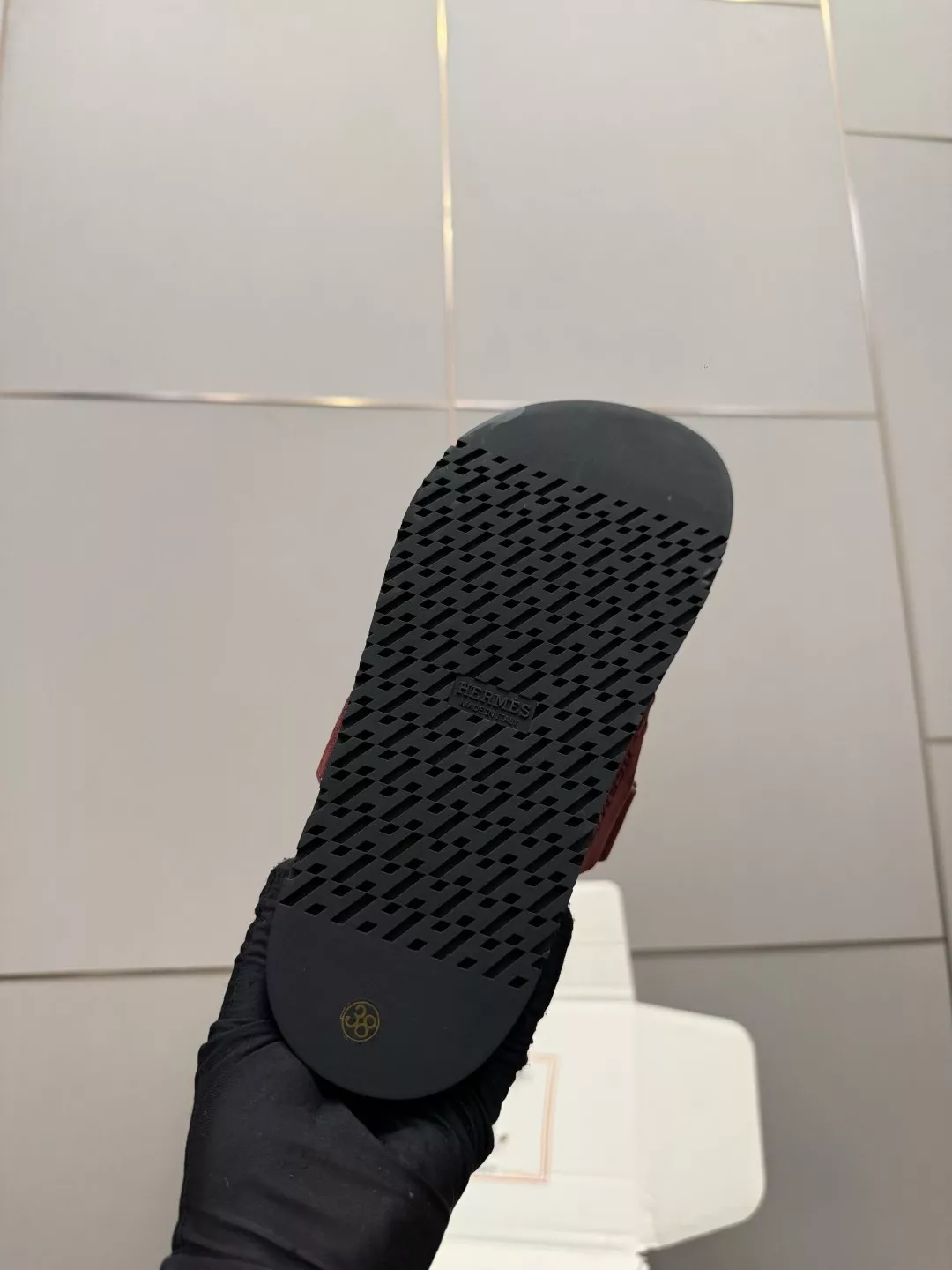 에르메스 컬러 배색 비치 슬라이드 상세 이미지 10