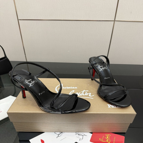 크리스찬루부탱 레드솔 스트랩 하이힐