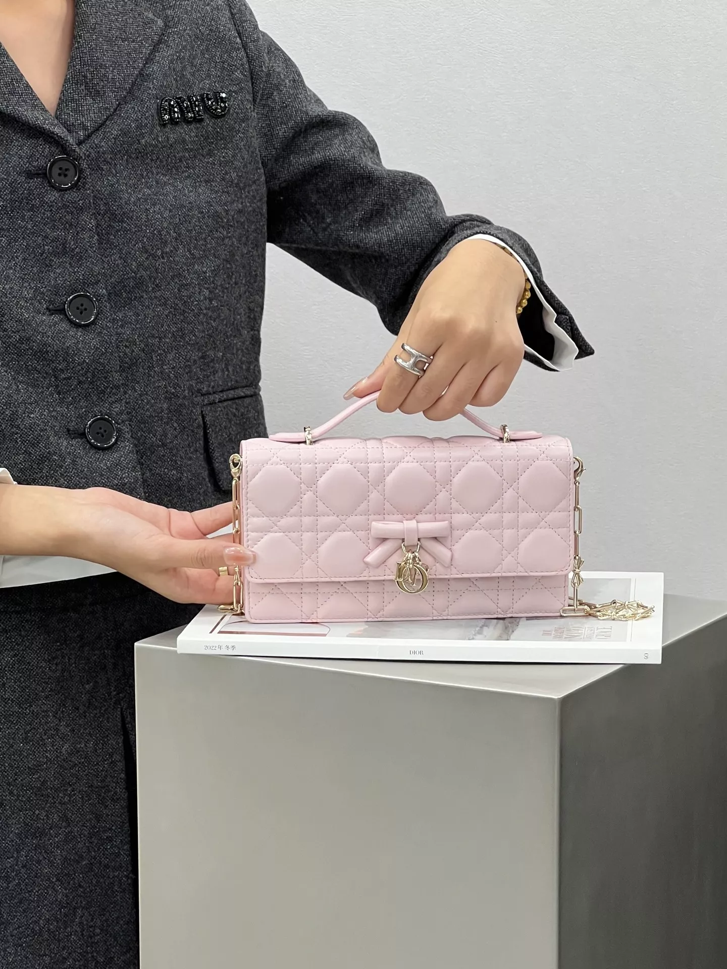 디올 마이 디올 미니 체인 백 상세 이미지 26