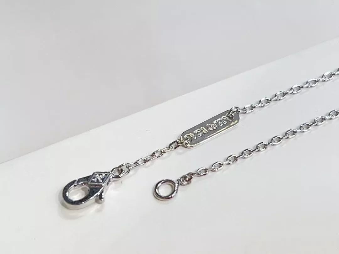 반클리프아펠 화이트 자개 클로버 펜던트 주얼리 상세 이미지 3