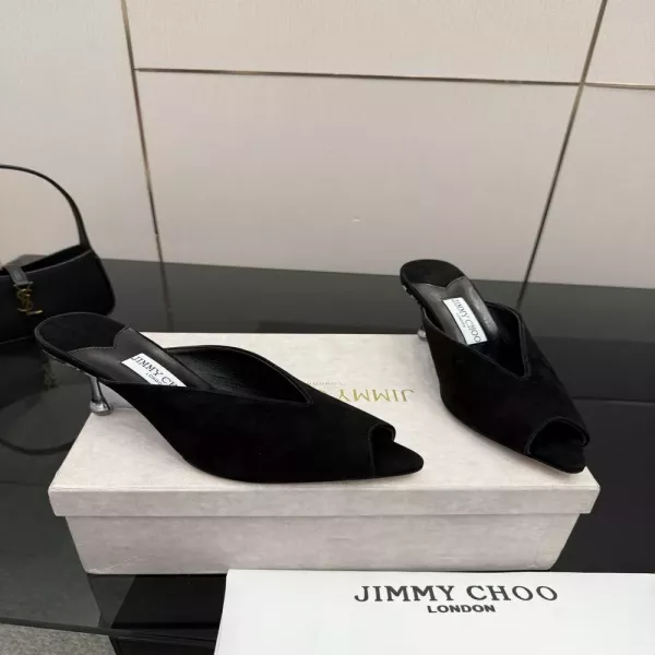 지미추 레이스 재해석 장식 오픈토 뮬